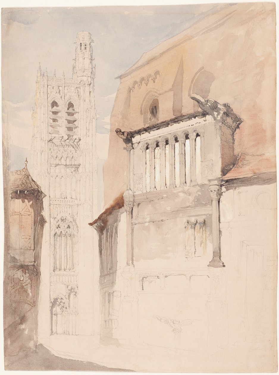 Torre de la catedral de Sens de John Ruskin