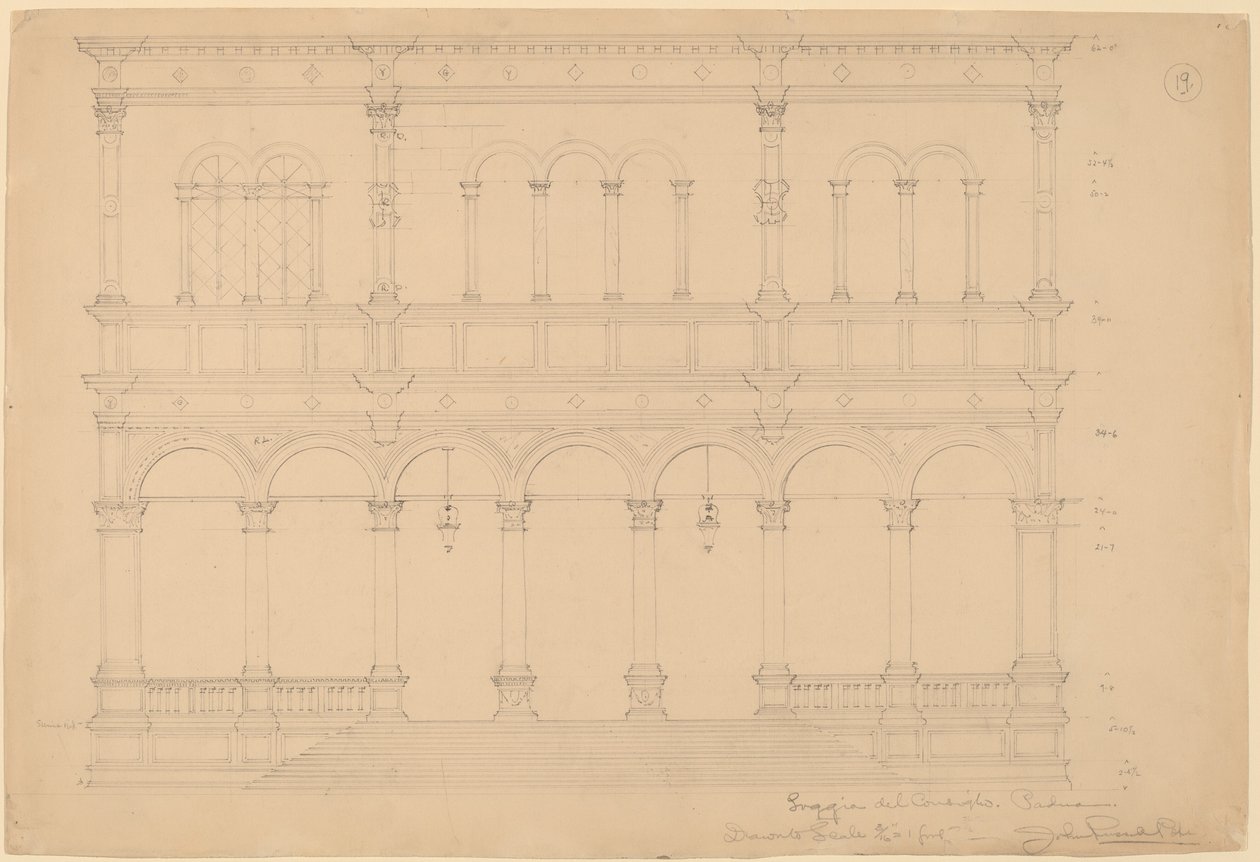 Logia del Consejo, Padua de John Russell Pope