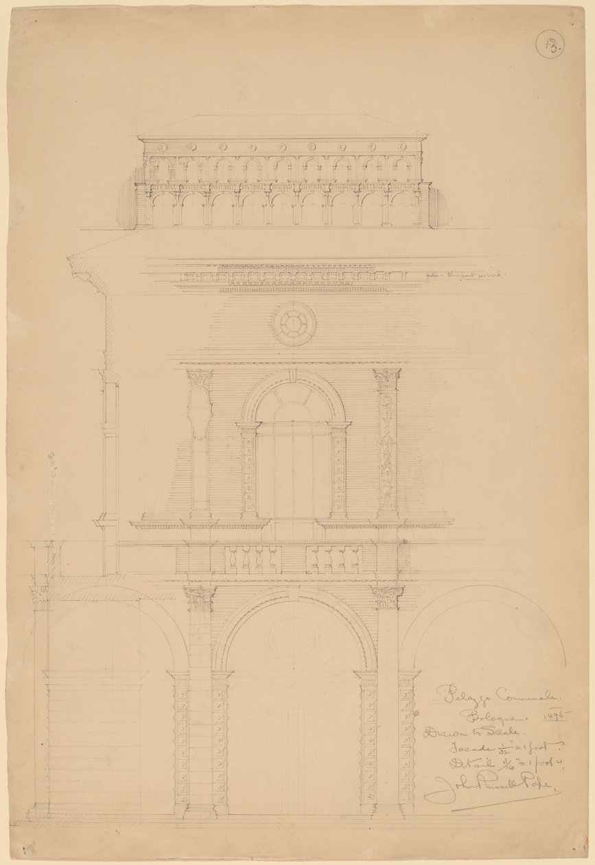 Palazzo Communale, Bolonia de John Russell Pope
