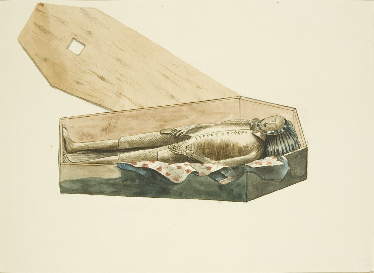 El Sr. Yeomans en su desentierro de John S. Miller