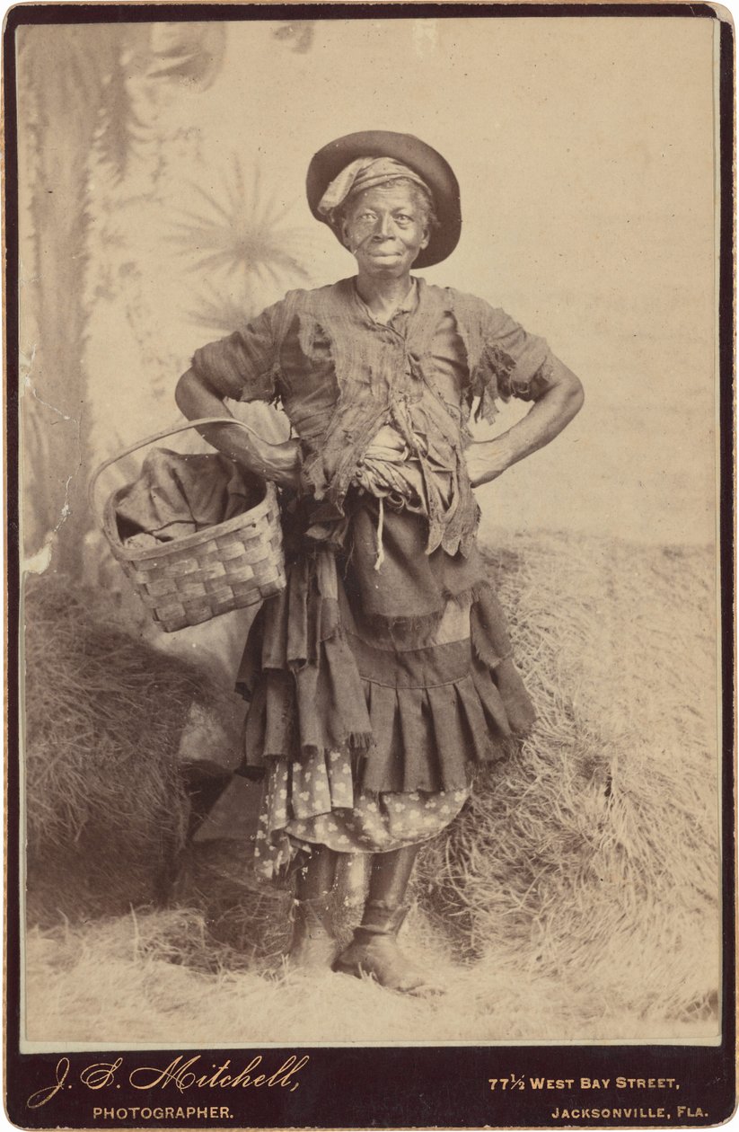 Retrato de mujer,c. 1890 (foto) de John S. Mitchell