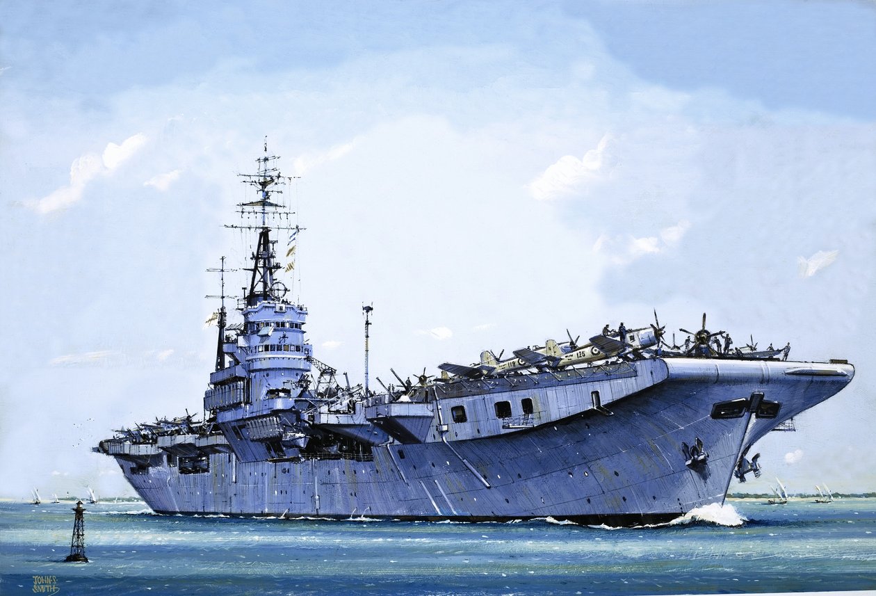 HMS Emperor, convertido de buque mercante en portaaviones durante la Segunda Guerra Mundial de John S. Smith