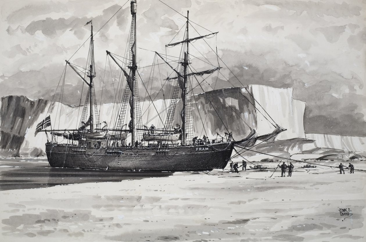 The Fram (gouache sobre papel) de John S. Smith