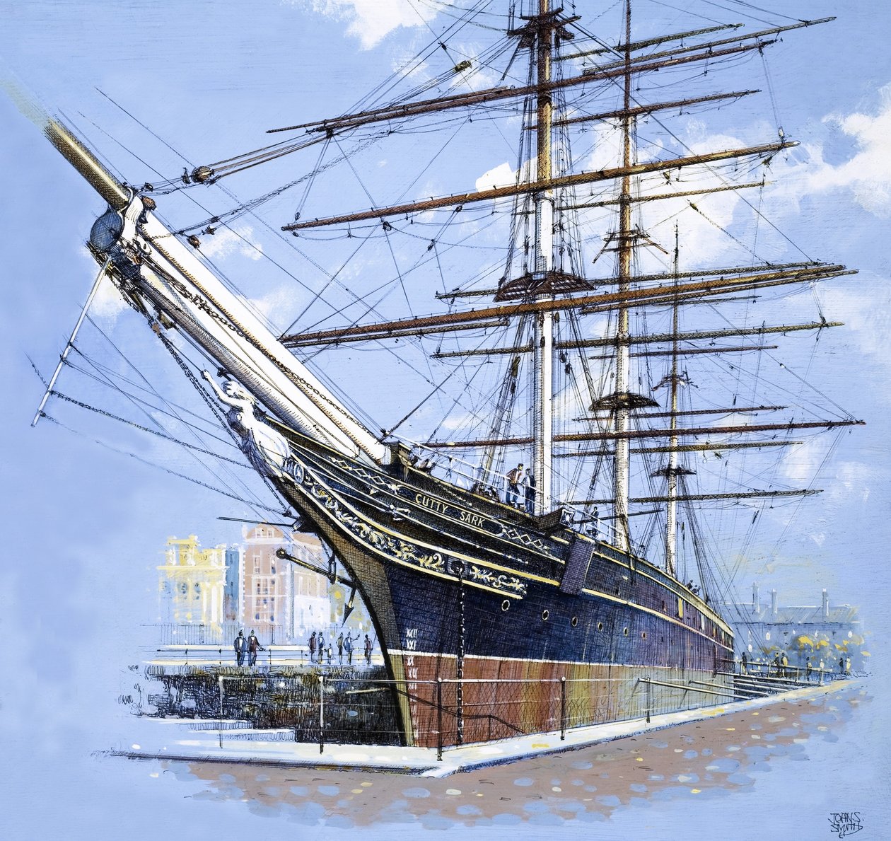 El cortador de té Cutty Sark de John S. Smith