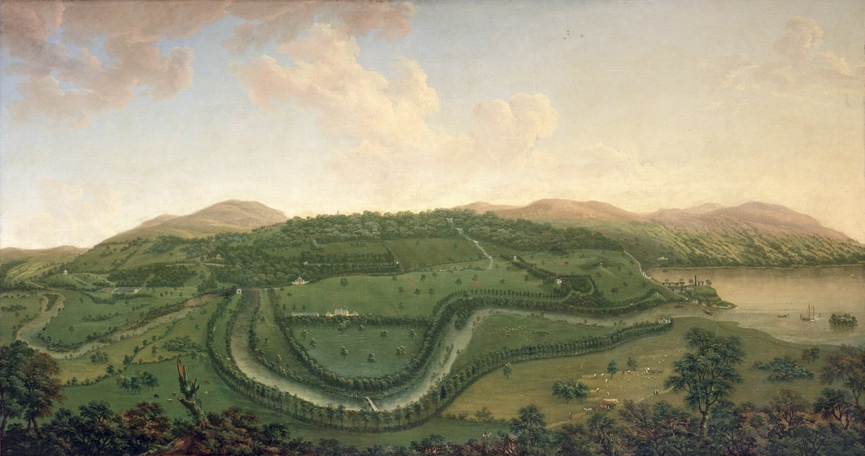 Taymouth desde el Norte, 1755 de John Sanger
