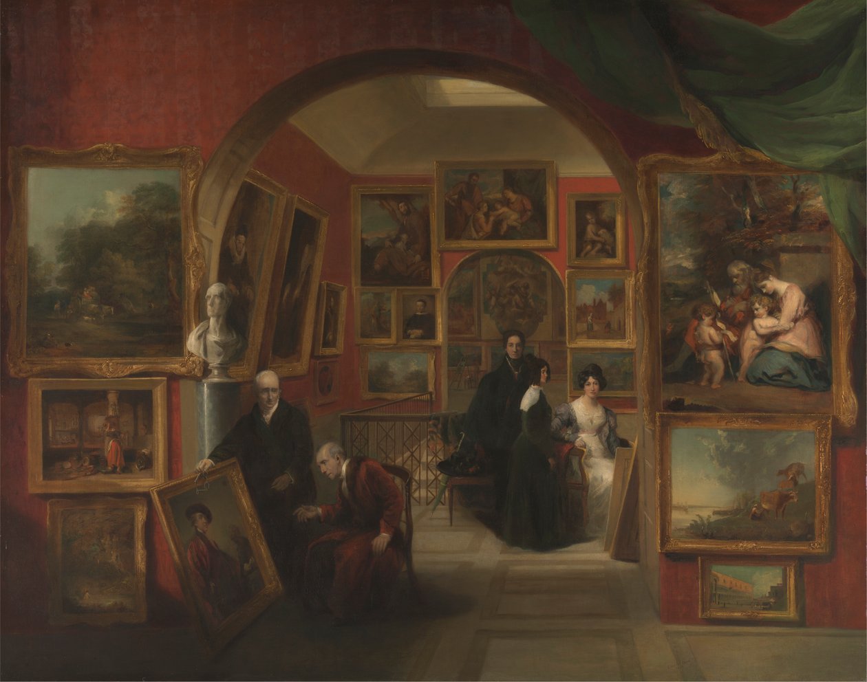 Interior de la Galería de la Institución Británica de John Scarlett Davis