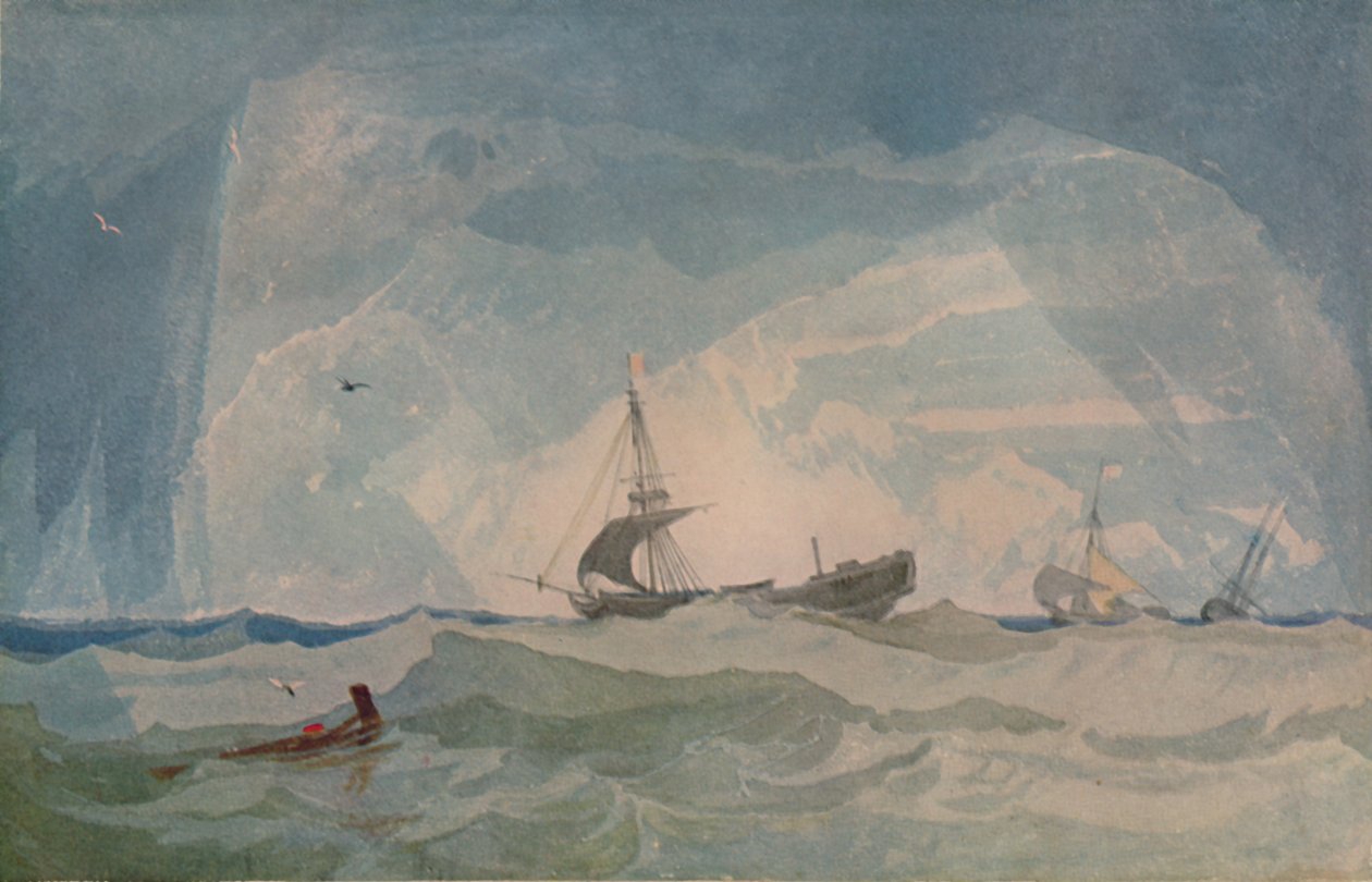 Un bergantín desarbolado, 1923 de John Sell Cotman