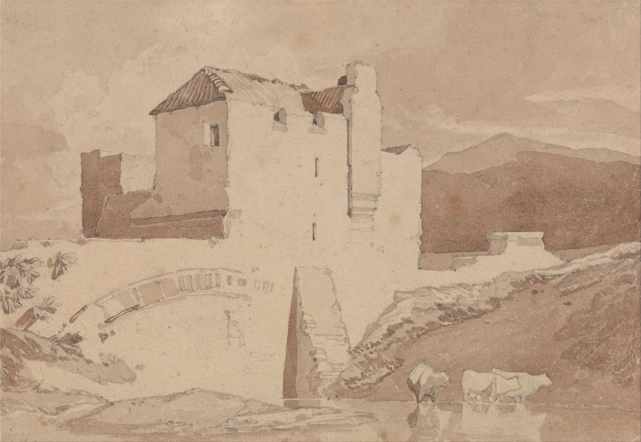 Un edificio antiguo de John Sell Cotman