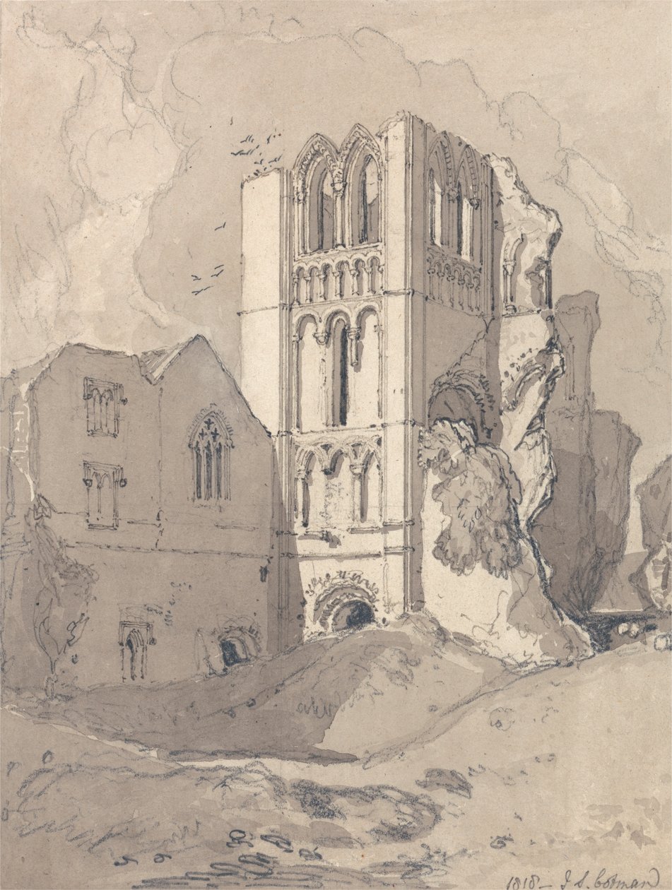 Priorato de Castle Acre, Norfolk de John Sell Cotman