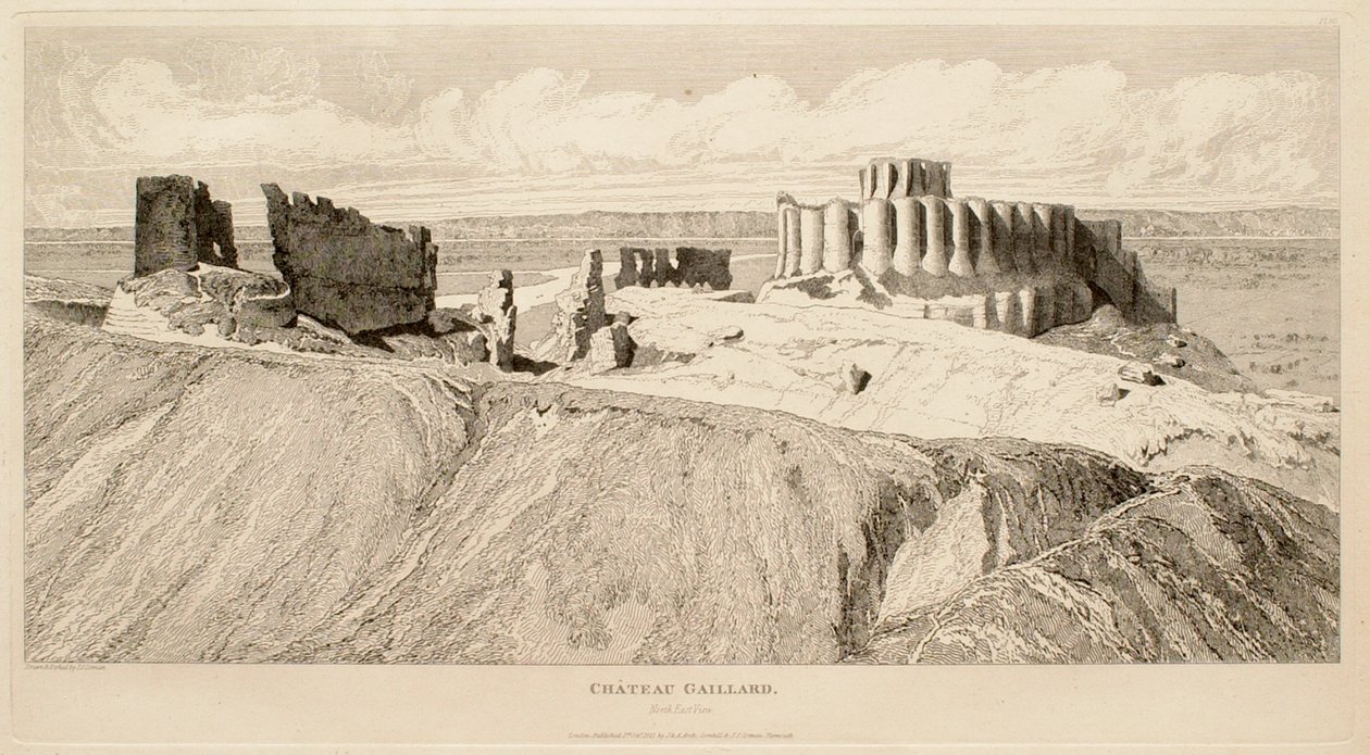 Château Gaillard (vista noreste) de John Sell Cotman