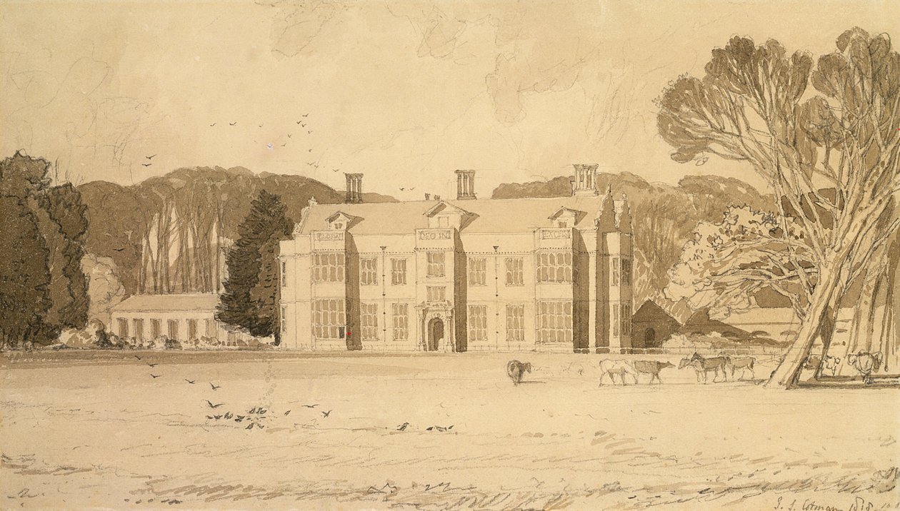 Felbrigg Hall, Norfolk, 1818 de John Sell Cotman
