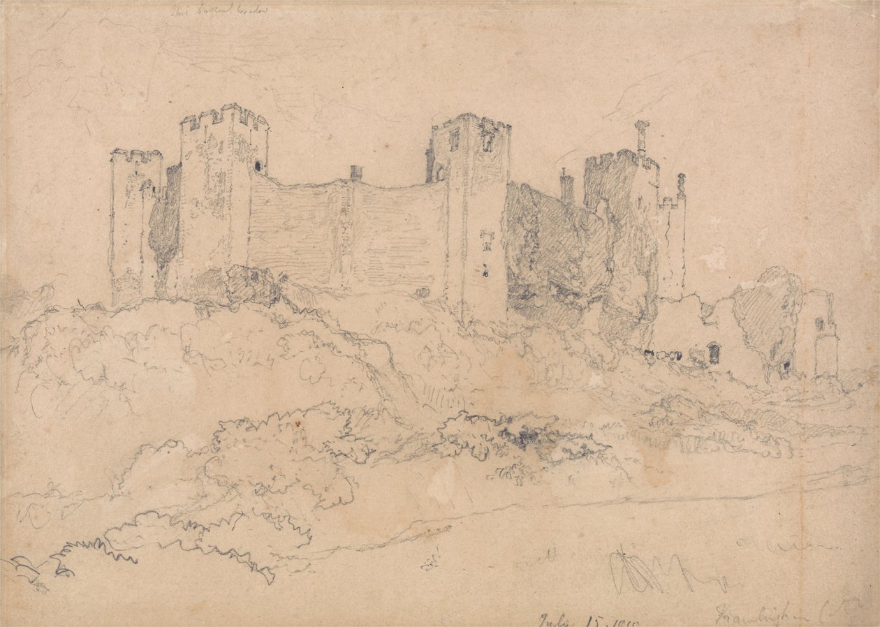 Castillo de Framlingham, Suffolk de John Sell Cotman