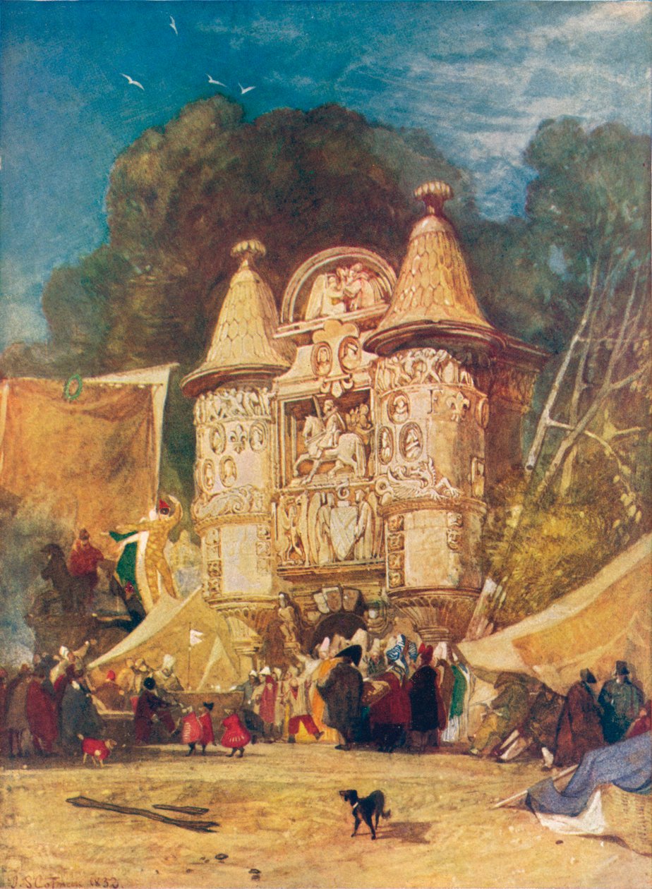 Puerta de la Abadía Aumale, Normandía, 1832 de John Sell Cotman