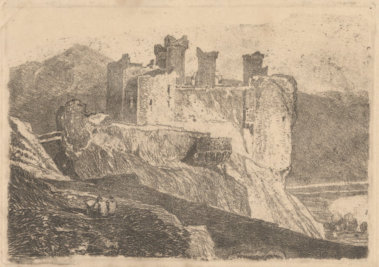 Castillo de Harlech de John Sell Cotman