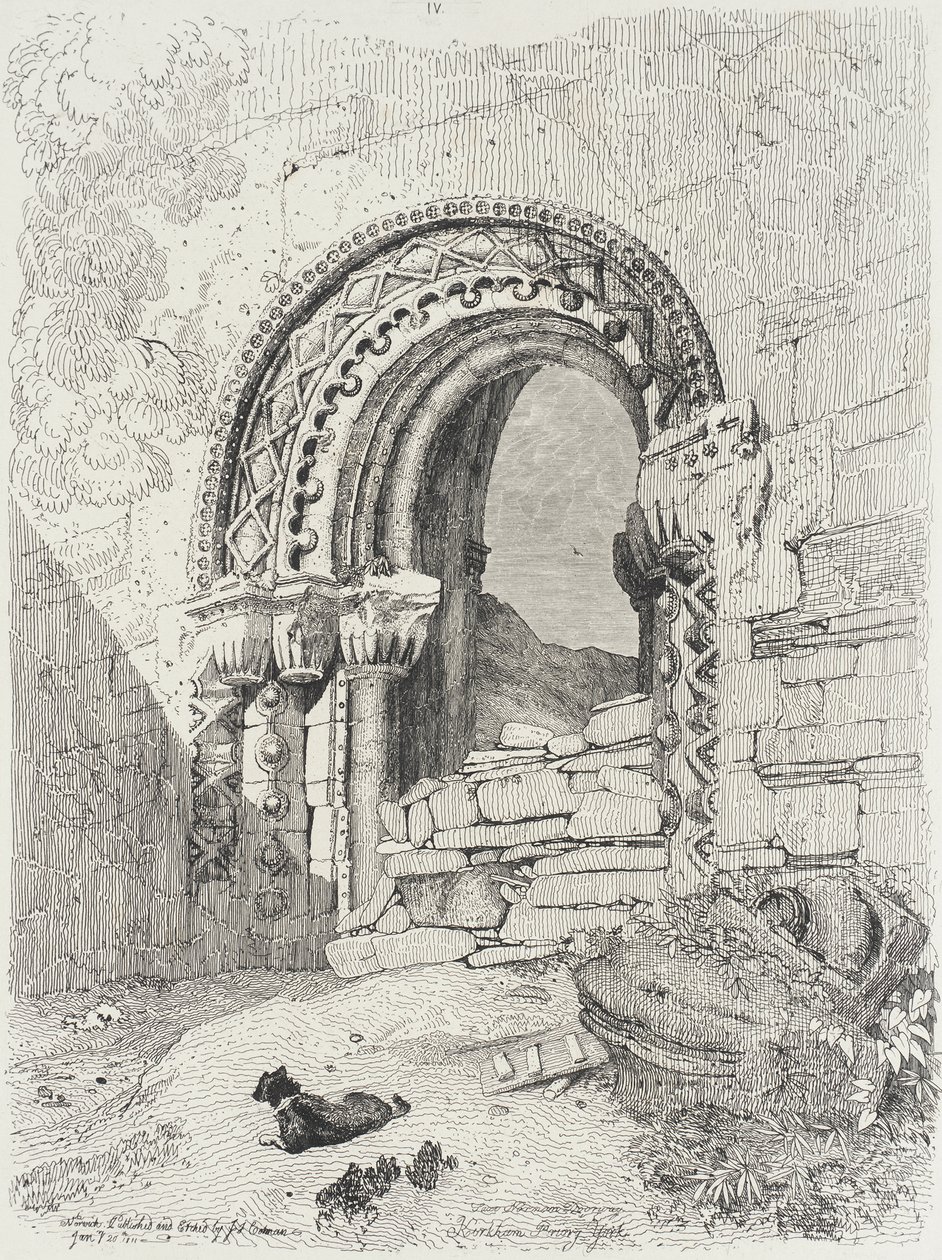 Priorato de Kirkham, York de John Sell Cotman