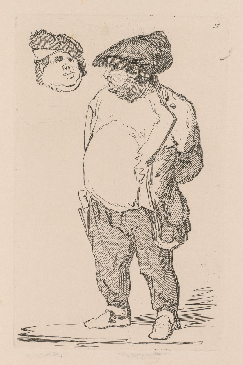 Libro de Estudios: Lámina 47, Un Estudio de John Sell Cotman