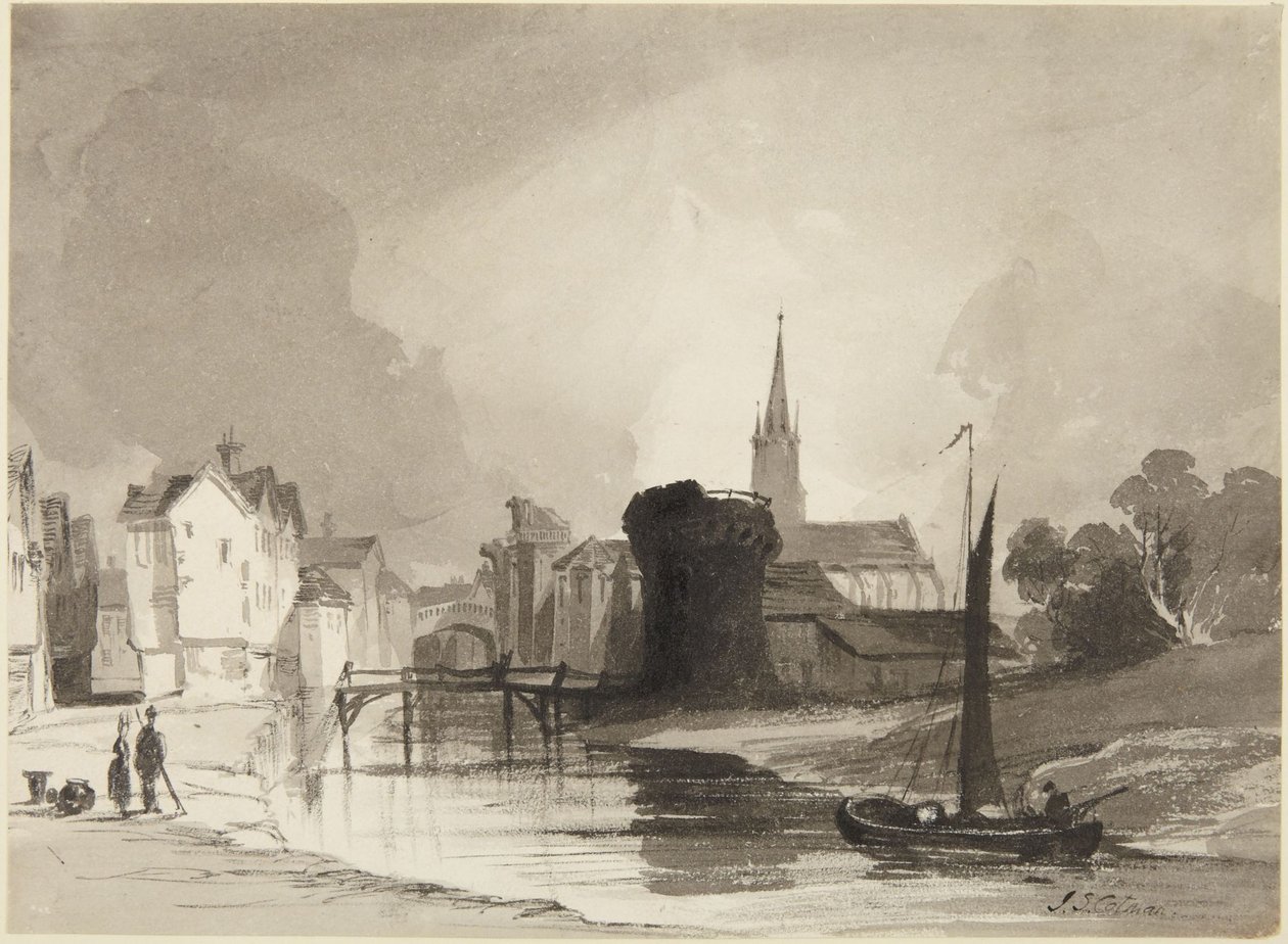 Escena fluvial de John Sell Cotman