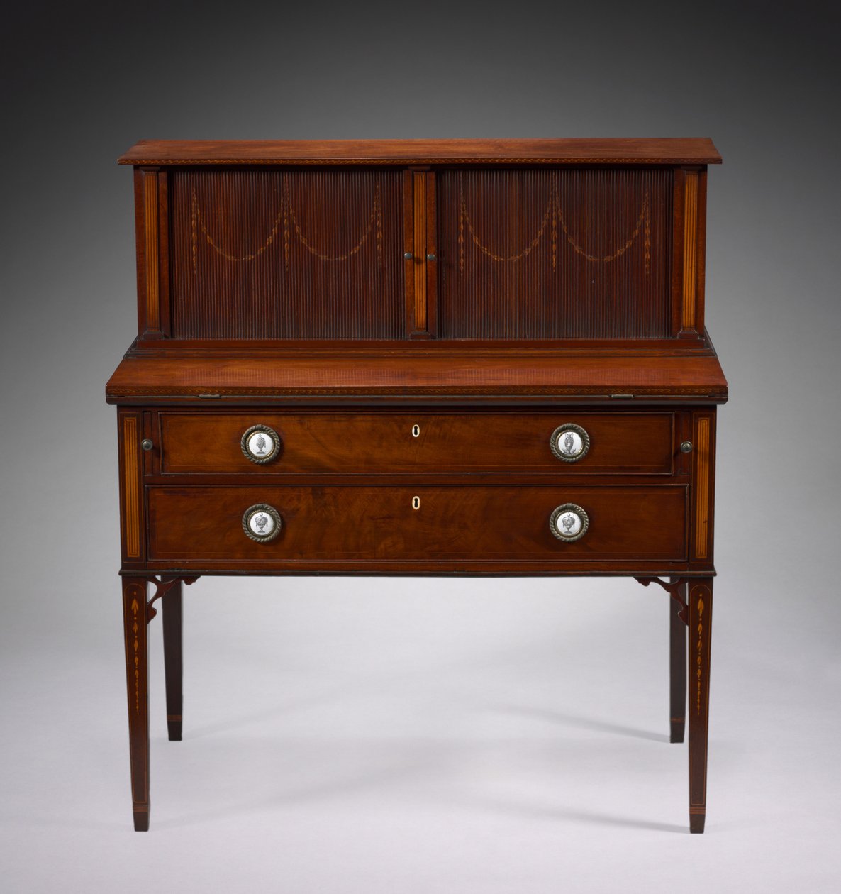 Escritorio de tambor, c.1800 de John Seymour