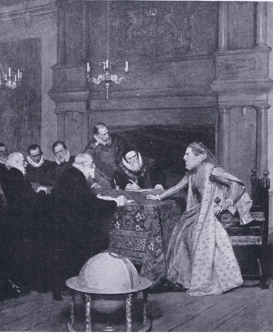 "La armada del Rey de España está en el extranjero", de la Historia del Pueblo Británico de Cassell publicada por la Waverley Book Company, c.1950