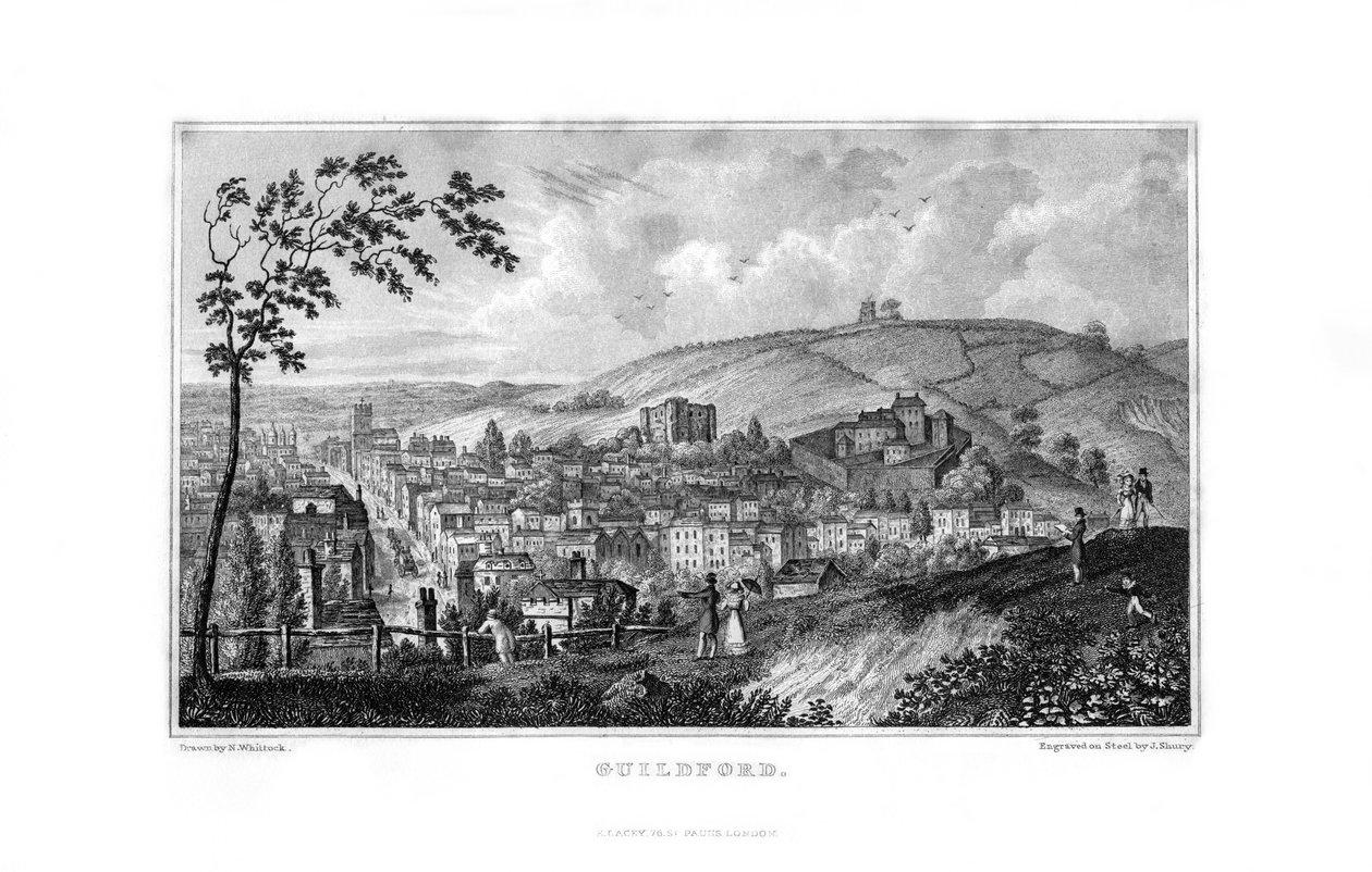 Guildford, Surrey, 1829 de John Shury