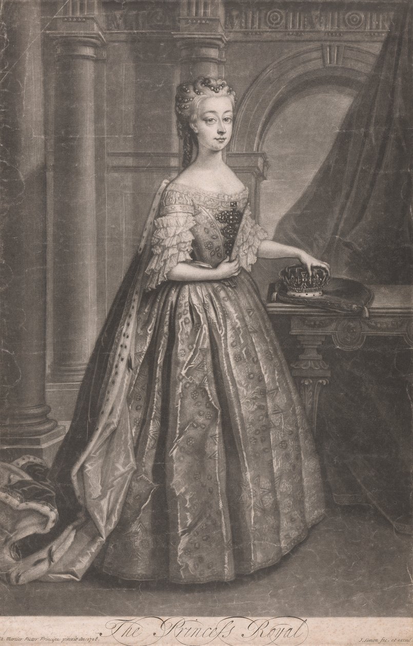 La Princesa Real (Princesa Ana, hija mayor de Jorge II) de John Simon