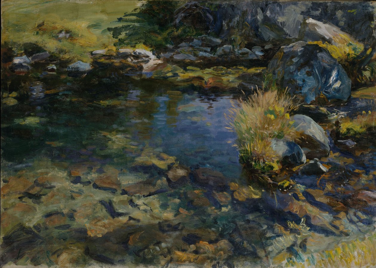 Piscina alpina de John Singer Sargent