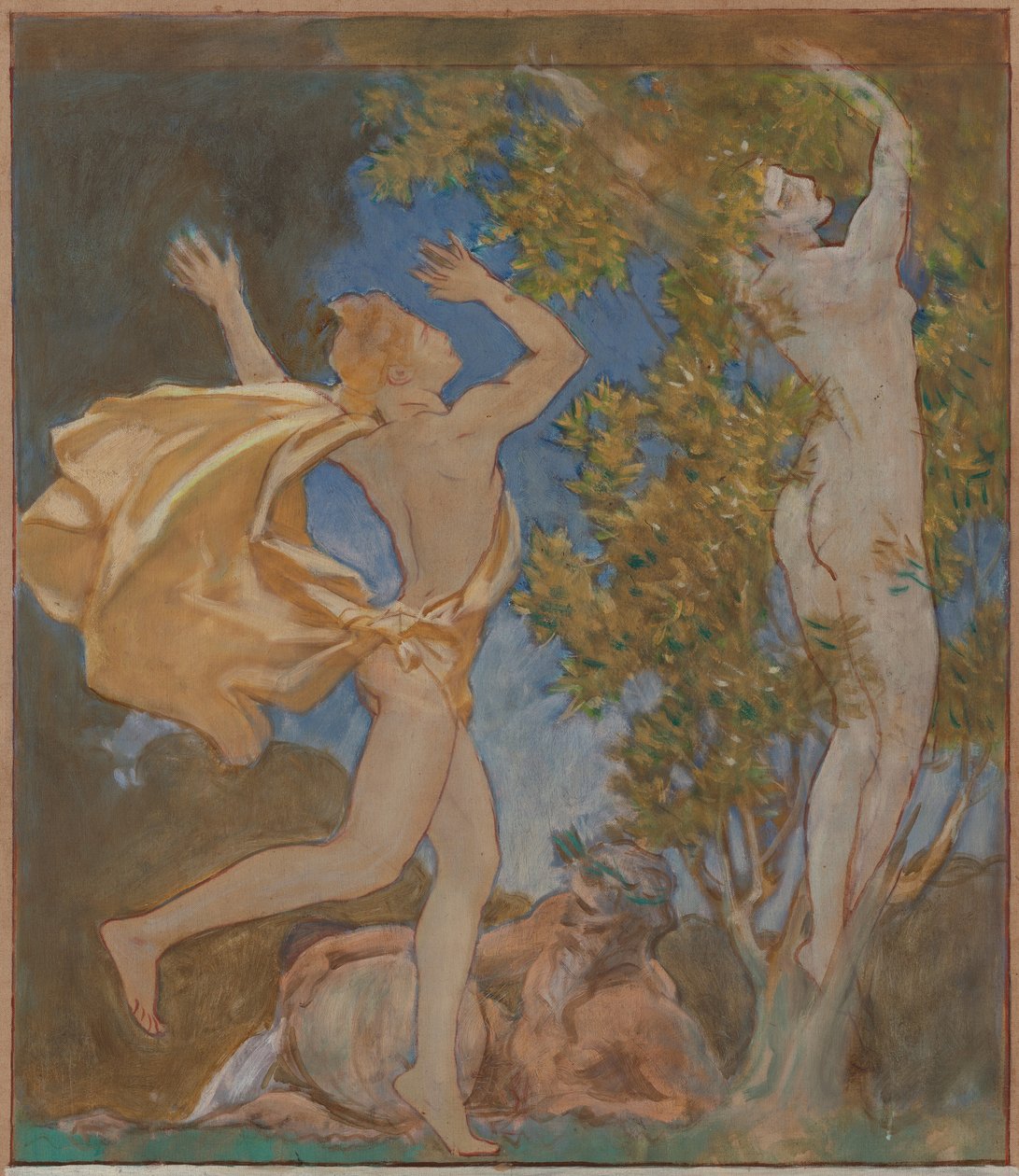 Apolo y Dafne de John Singer Sargent