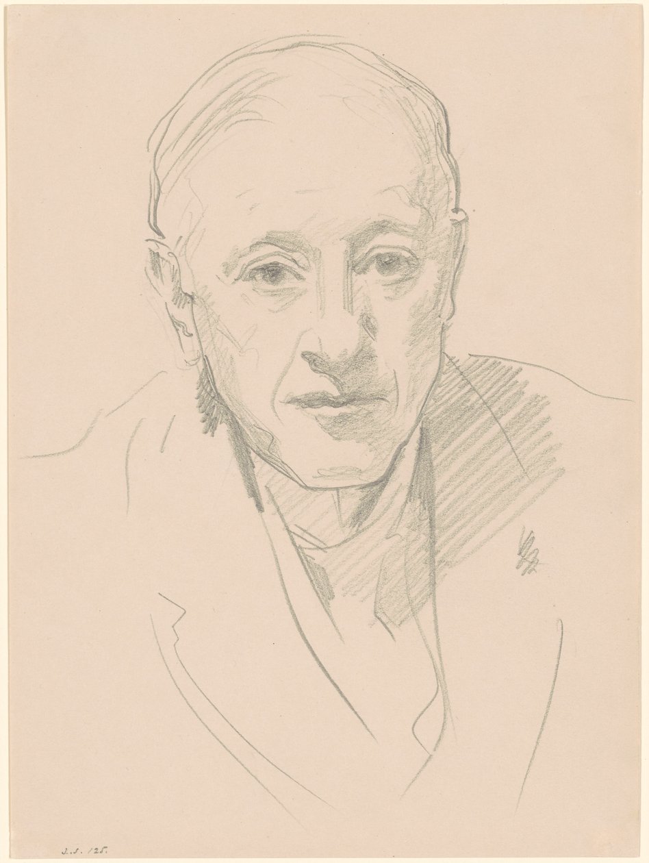 Busto de un hombre, 1880-1905 de John Singer Sargent