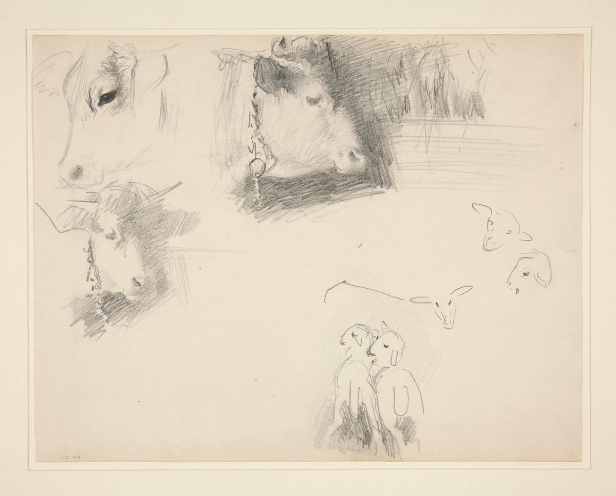 vacas y ovejas de John Singer Sargent
