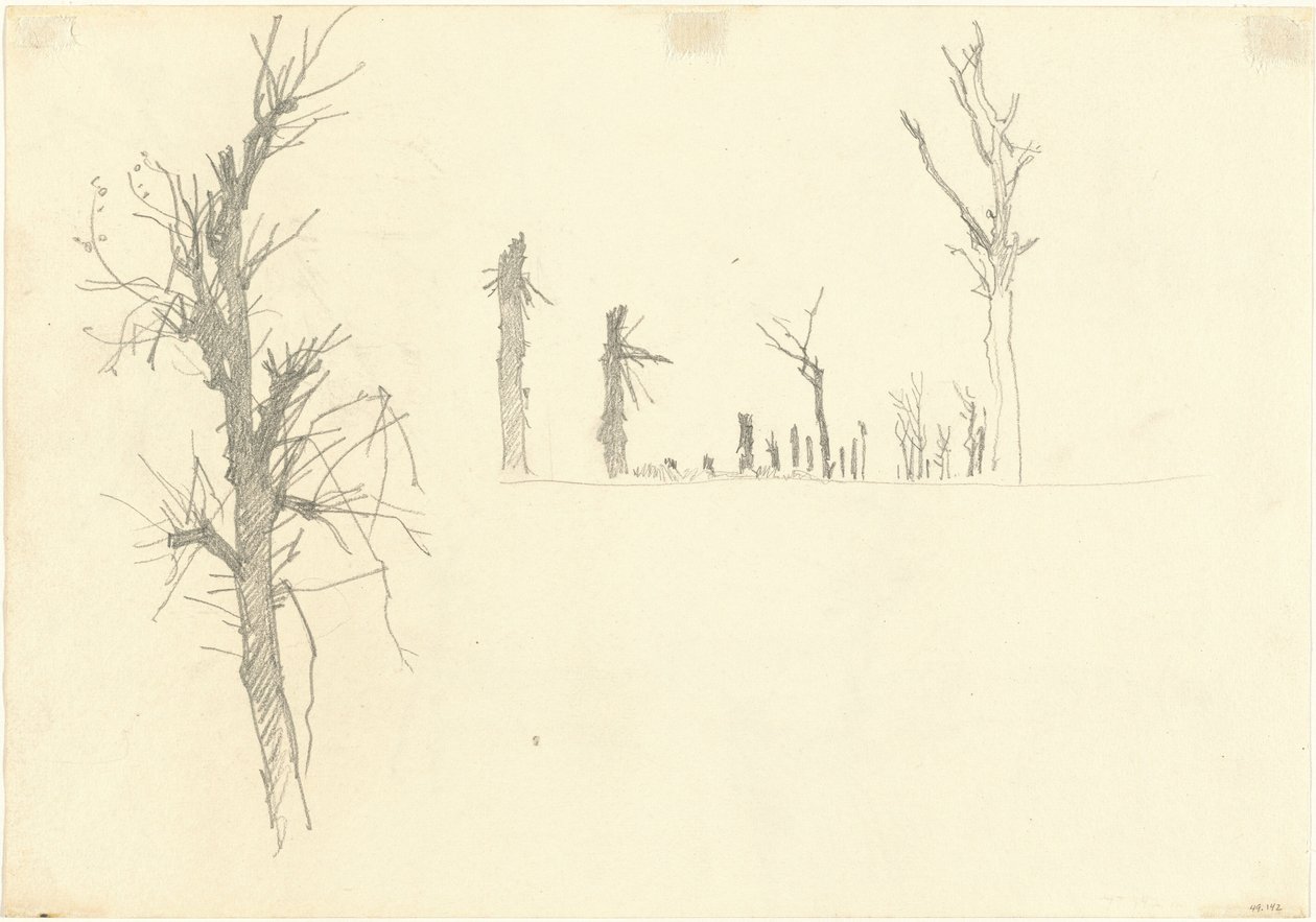 Árboles devastados de John Singer Sargent