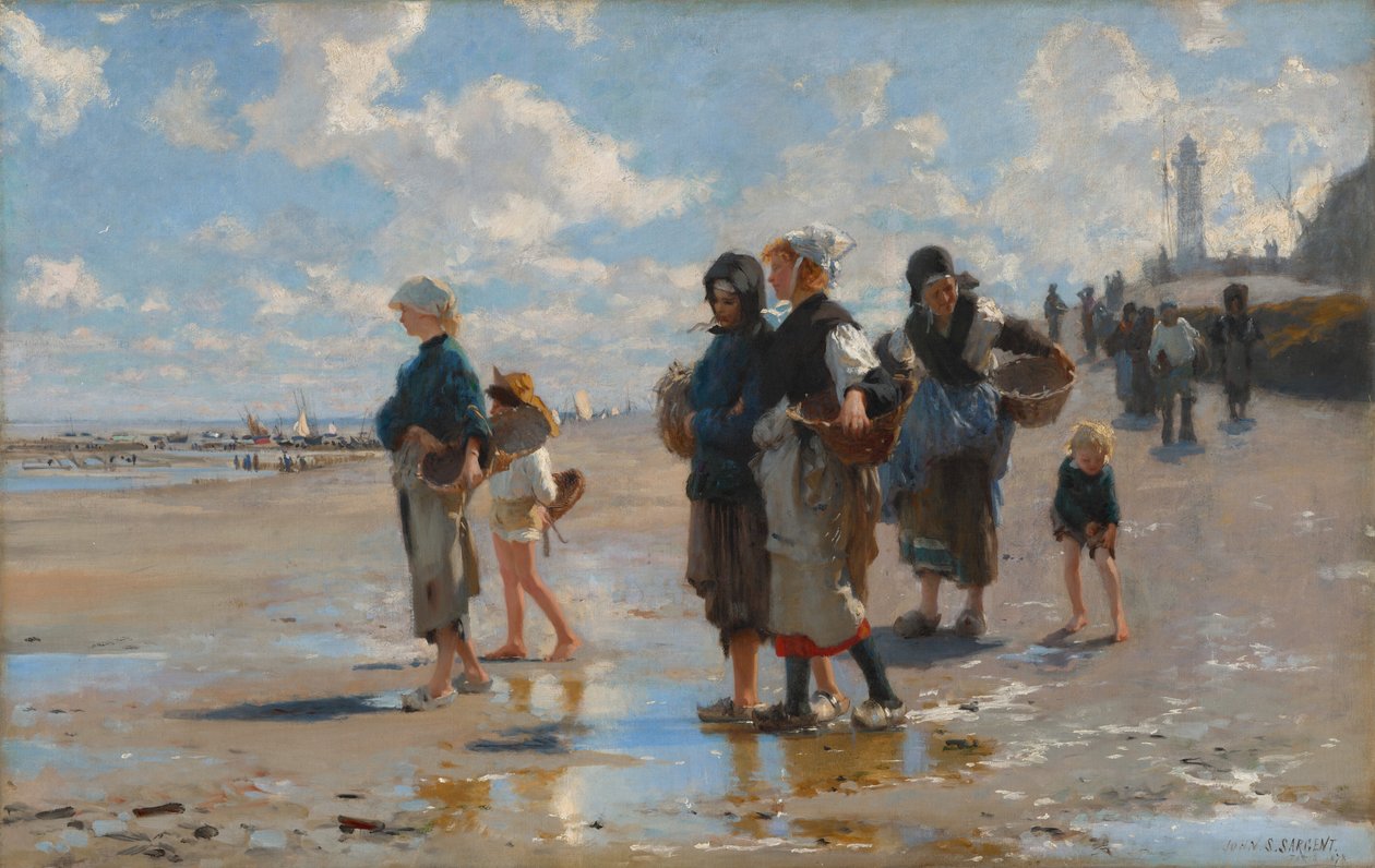 De camino a pescar de John Singer Sargent
