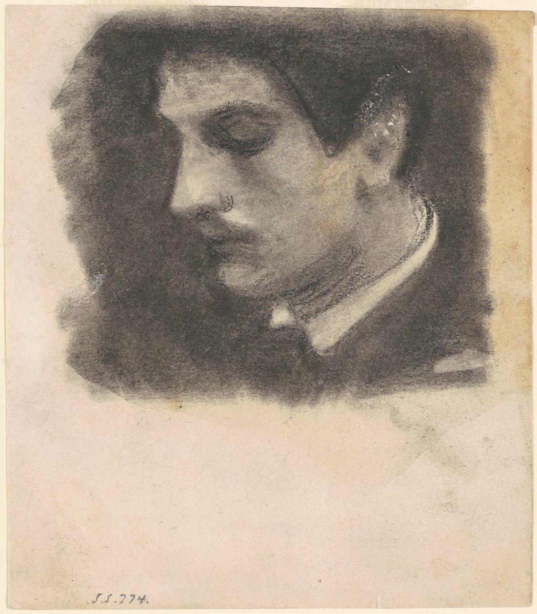 Cabeza de un hombre de John Singer Sargent