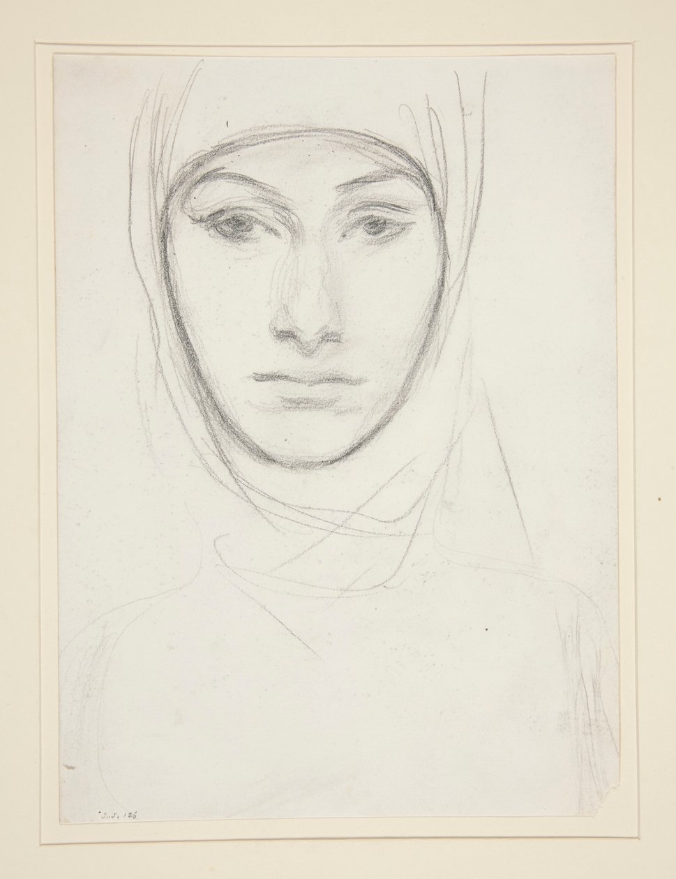 cabeza de mujer de John Singer Sargent