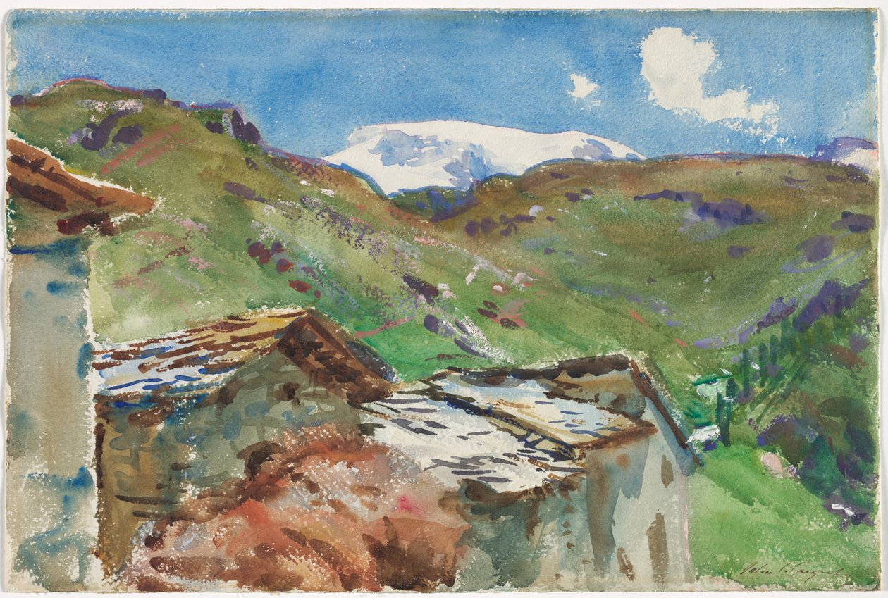 En el Tirol austriaco de John Singer Sargent