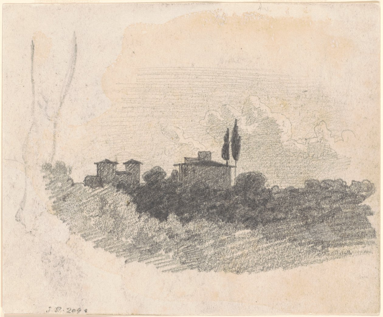 Villa italiana [anverso] de John Singer Sargent