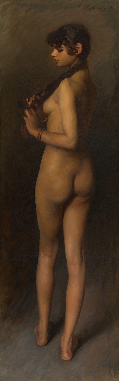 Estudio de vida (Estudio de una niña egipcia) de John Singer Sargent