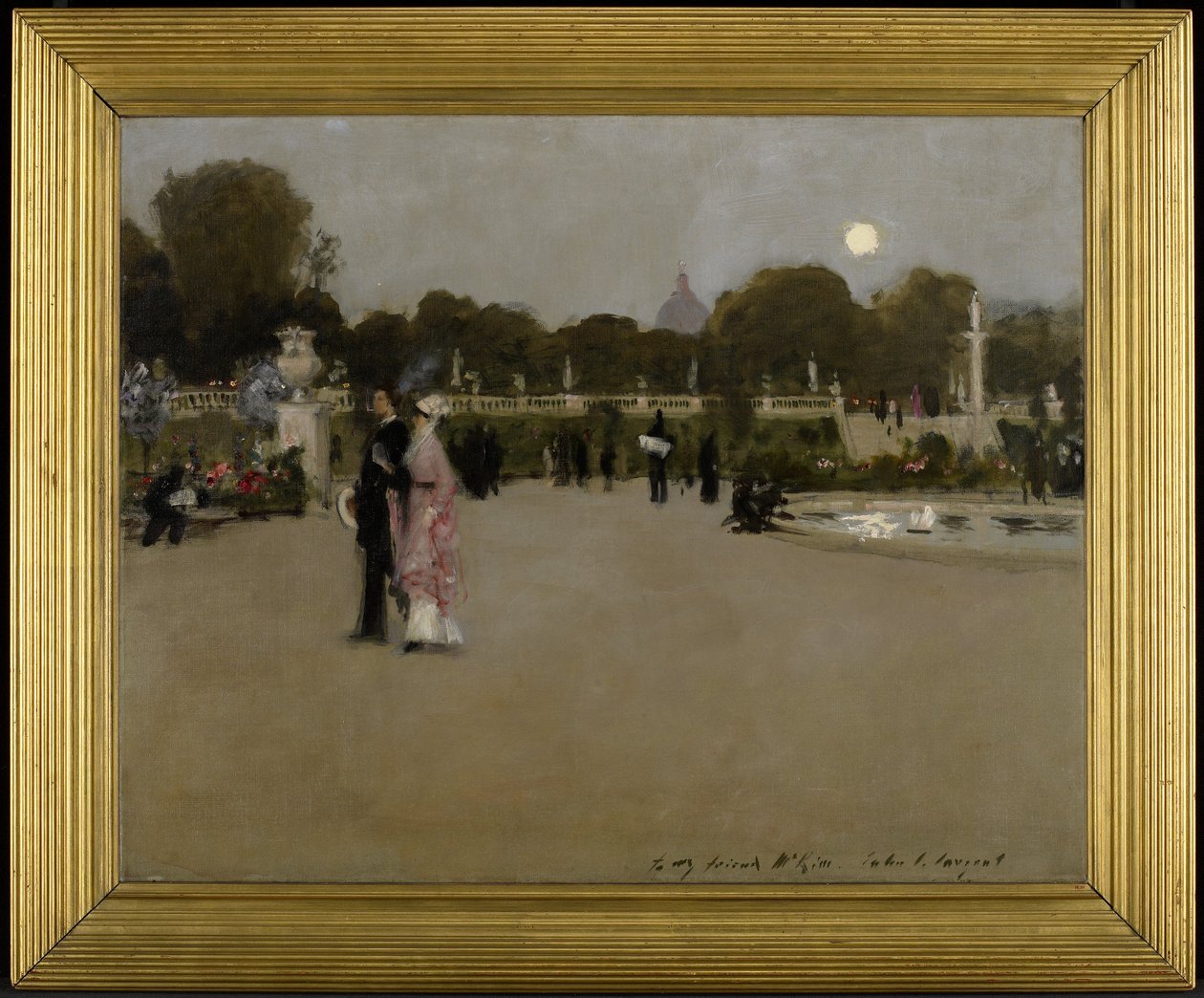 Los Jardines de Luxemburgo al atardecer de John Singer Sargent