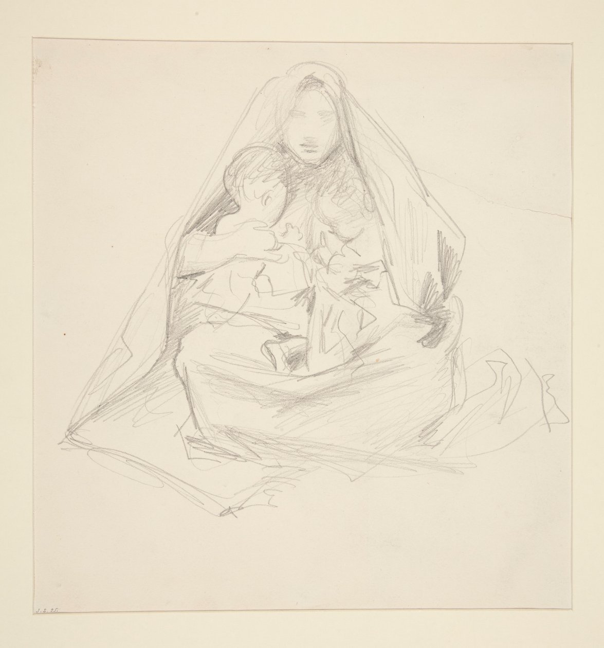 Madonna y la niña de John Singer Sargent