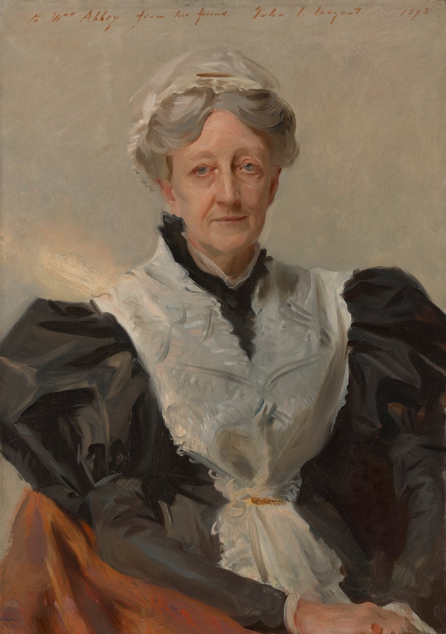 Mary Eliza Mead (de soltera Mary Eliza Scribner, 1822) de John Singer Sargent