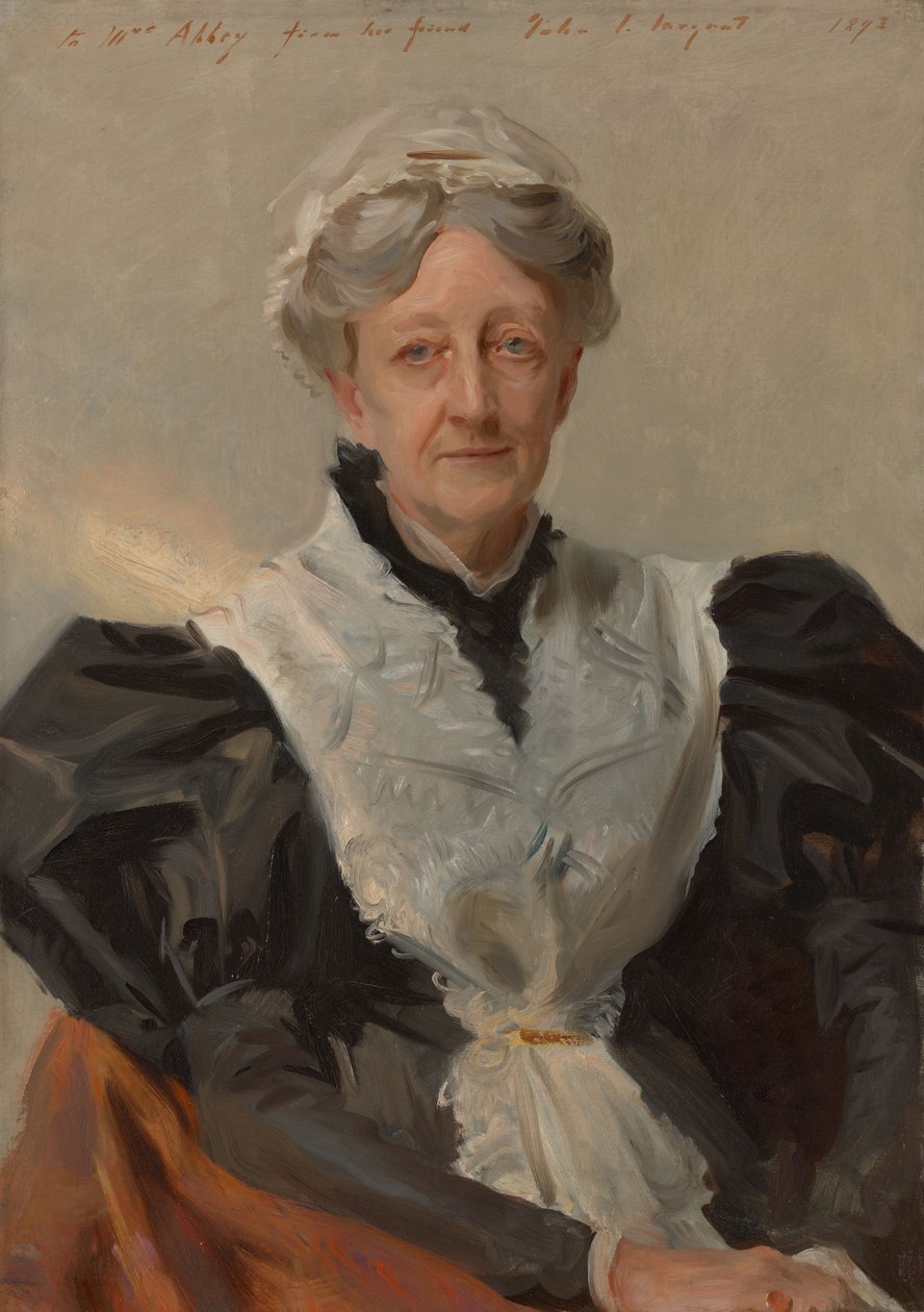 Mary Eliza Mead (de soltera, Mary Eliza Scribner, 1822-1896) de John Singer Sargent