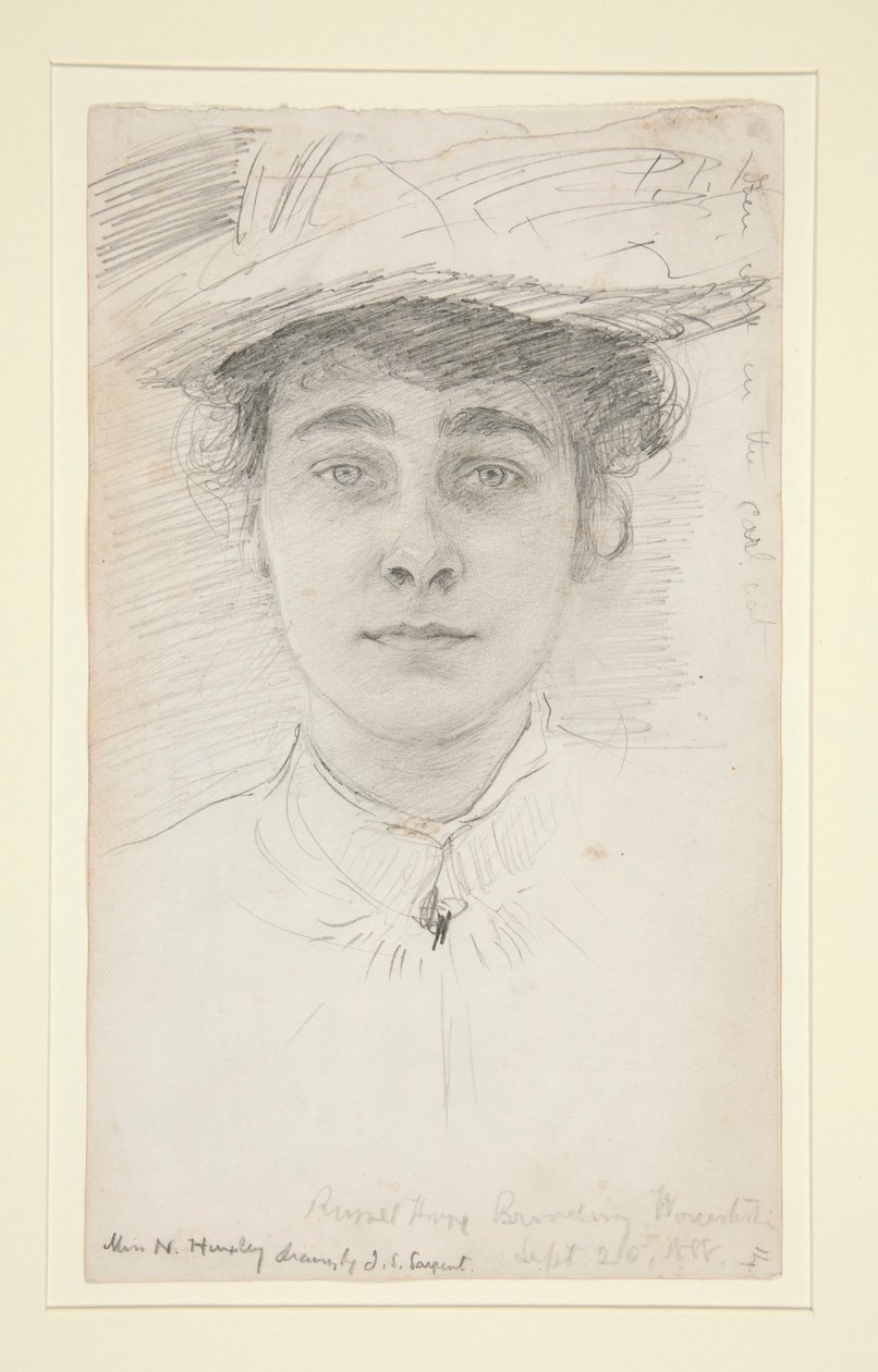Señorita N. Huxley de John Singer Sargent