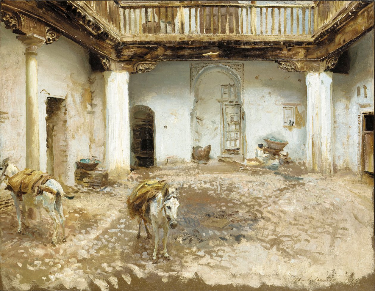 Patio Morisco, 1913 de John Singer Sargent
