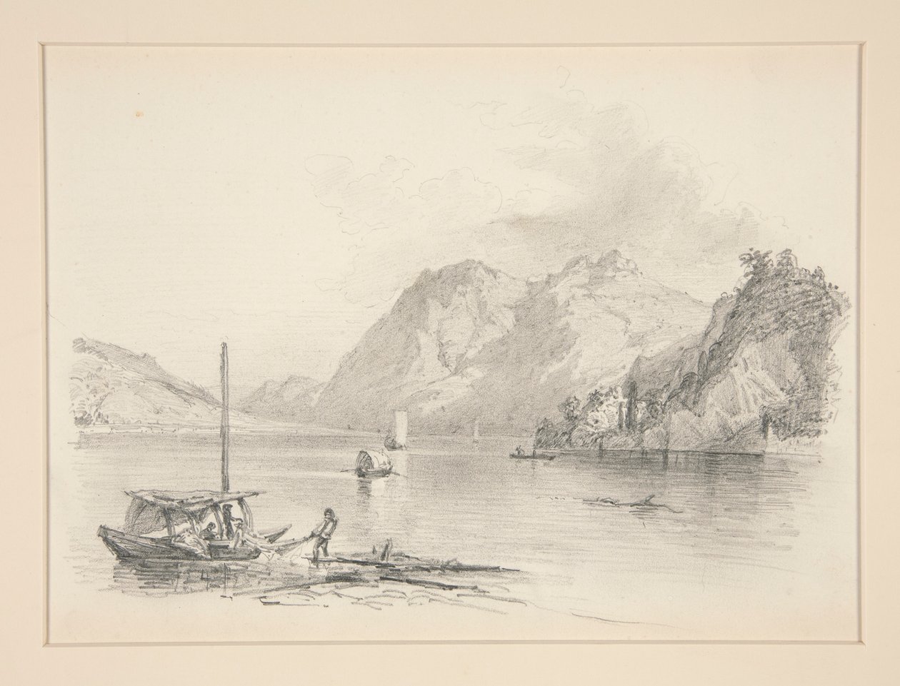 lago de montaña de John Singer Sargent