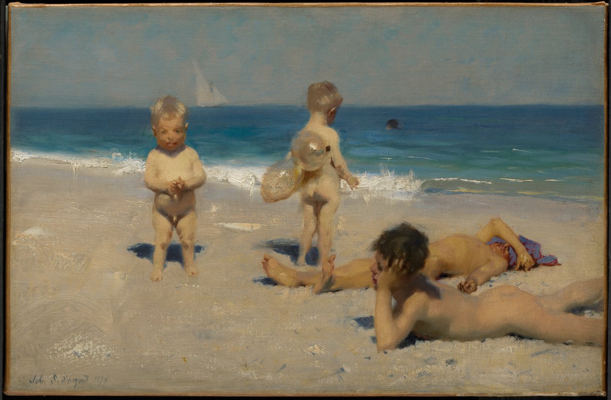 Niños napolitanos bañándose de John Singer Sargent