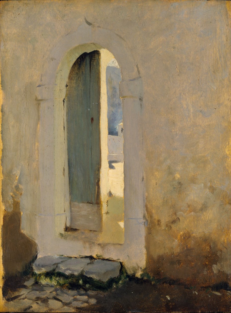 Puerta abierta, Marruecos de John Singer Sargent