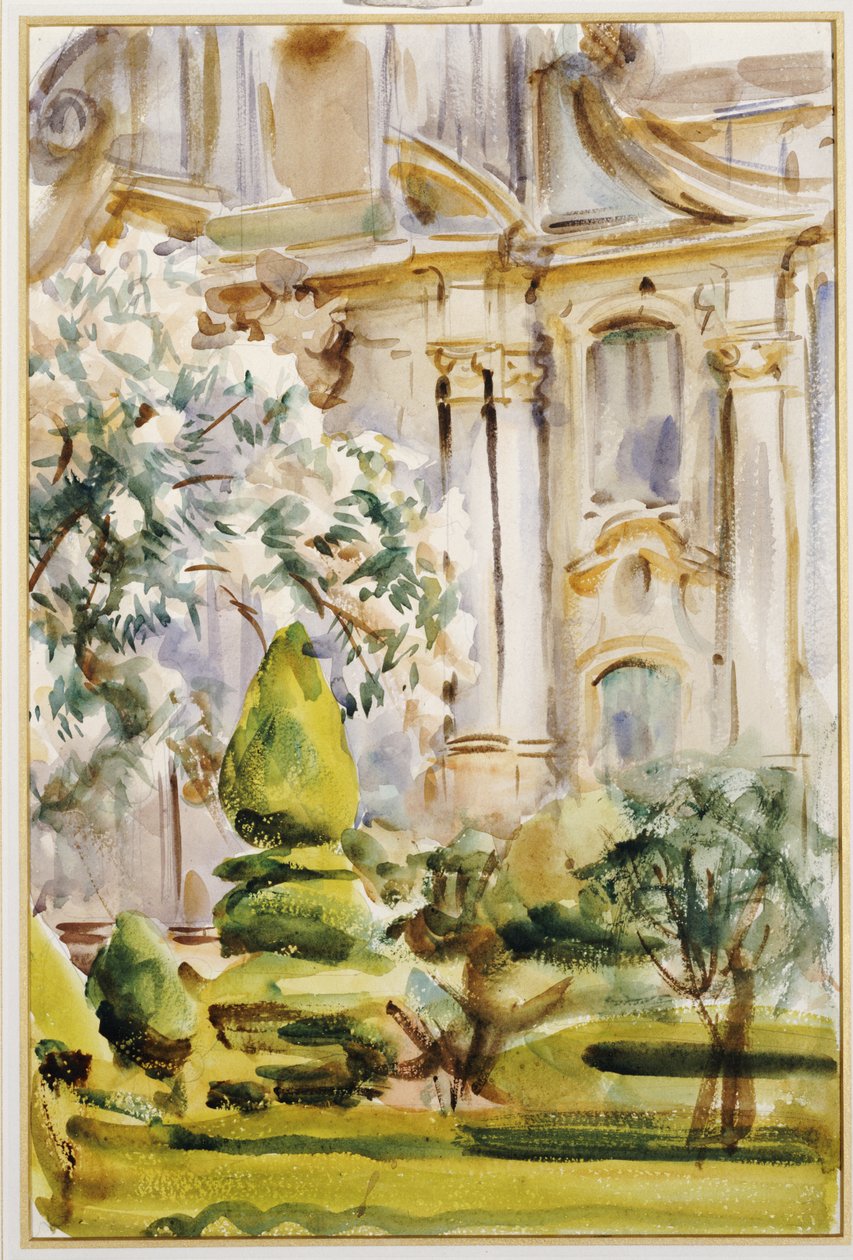 Palacio y jardines, España de John Singer Sargent