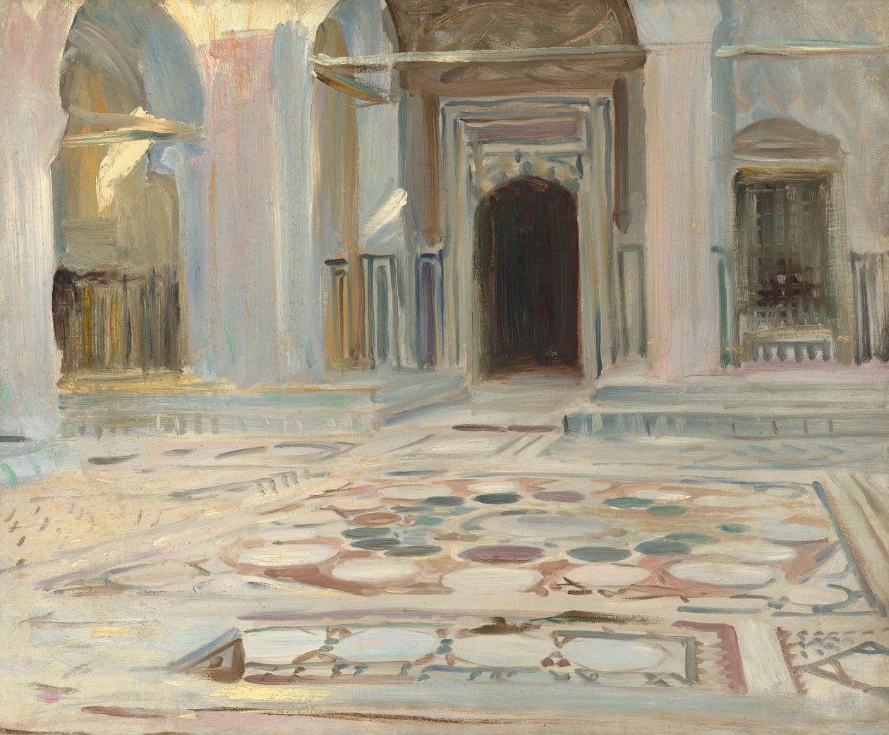 Pavimento, El Cairo de John Singer Sargent