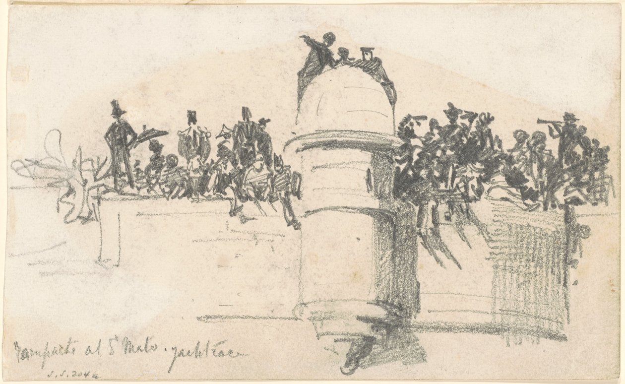 Murallas en St. Malo—Carrera de yates de John Singer Sargent
