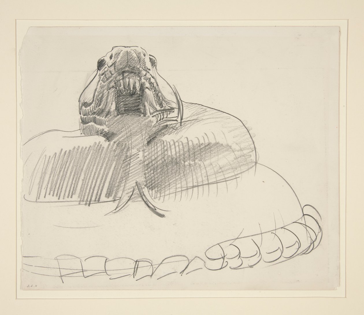 Serpiente de cascabel de John Singer Sargent