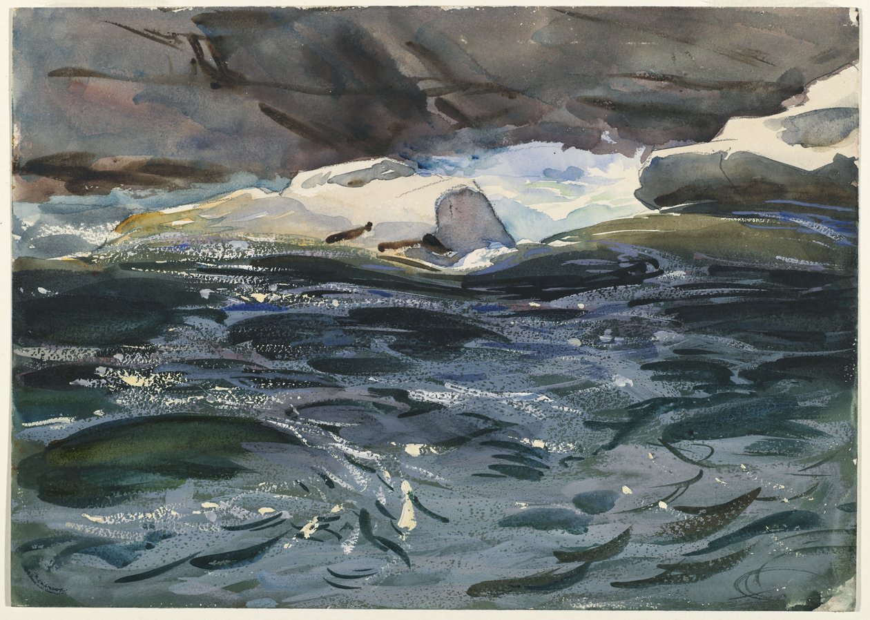 Río Salmon, 1901 de John Singer Sargent